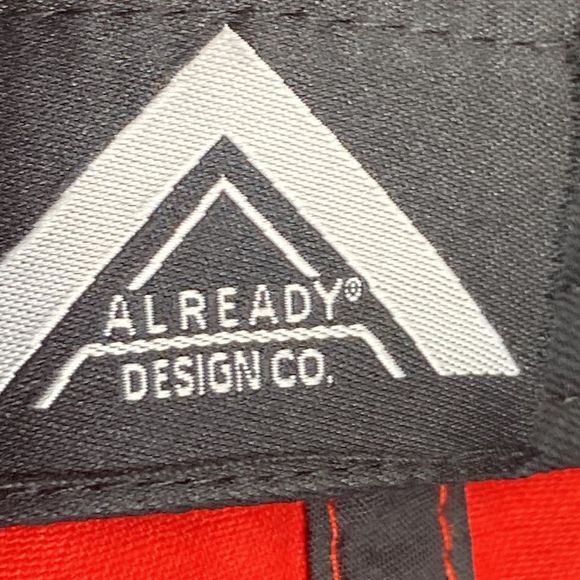 Mens Red Adjustable Already Design Co Hat w/ Fort Worth’s HG Supply Co Logo - Picture 9 of 11